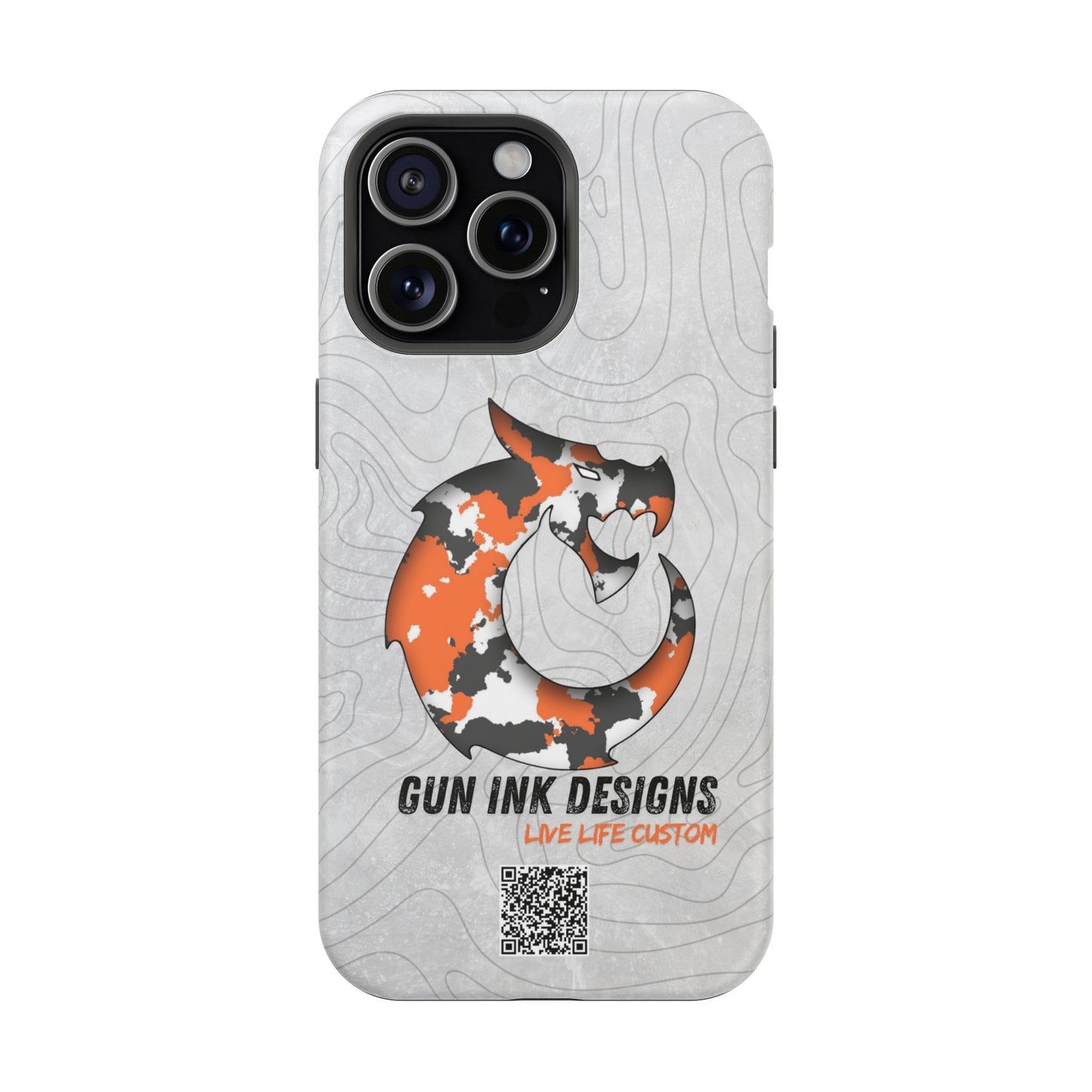 Magnetic Tough Cases - Topo QR code