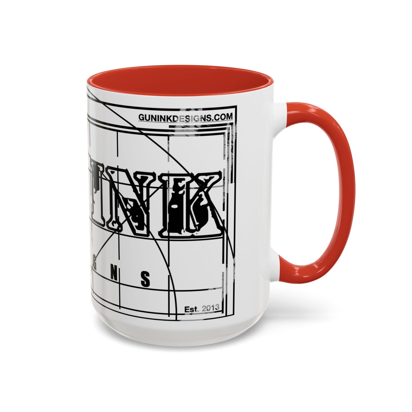 Accent Coffee Mug (11, 15oz) - GID Draft Graphic