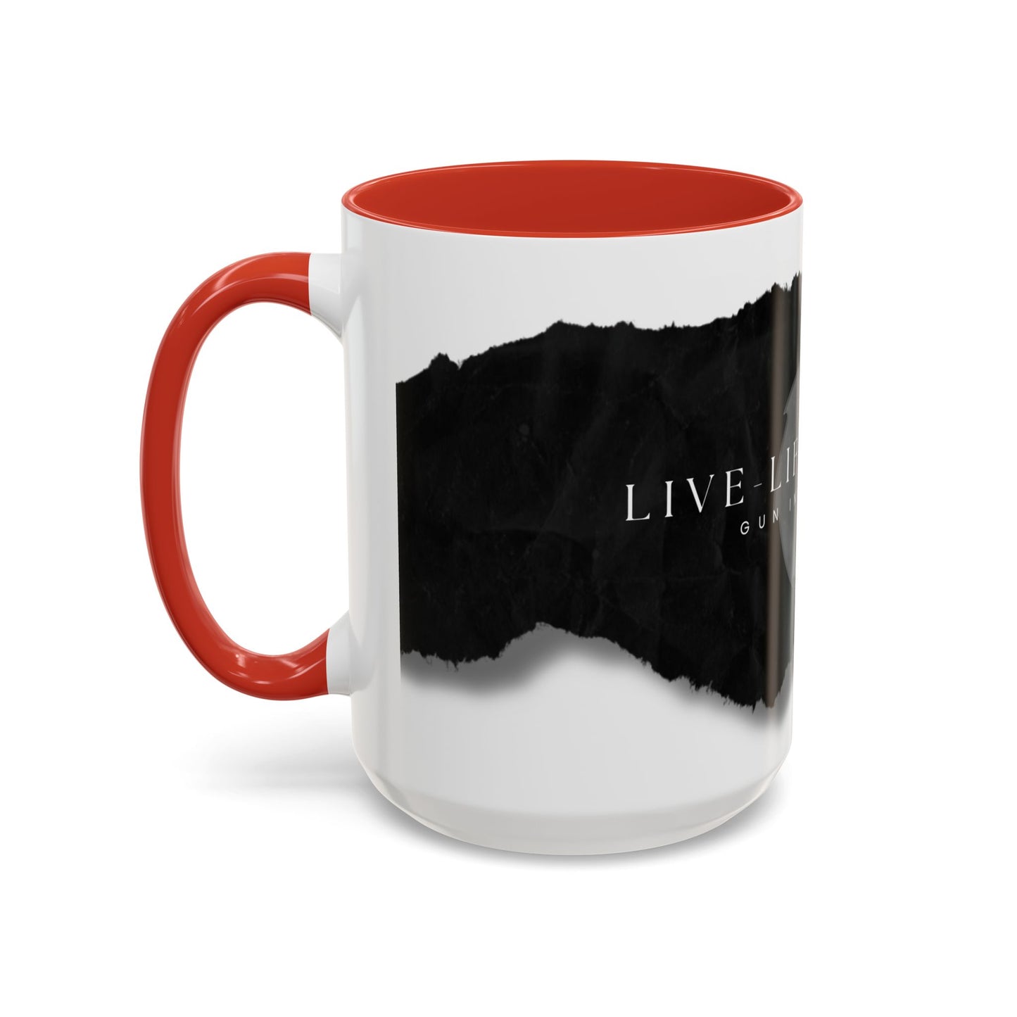 Accent Coffee Mug (11, 15oz) - Torn Paper