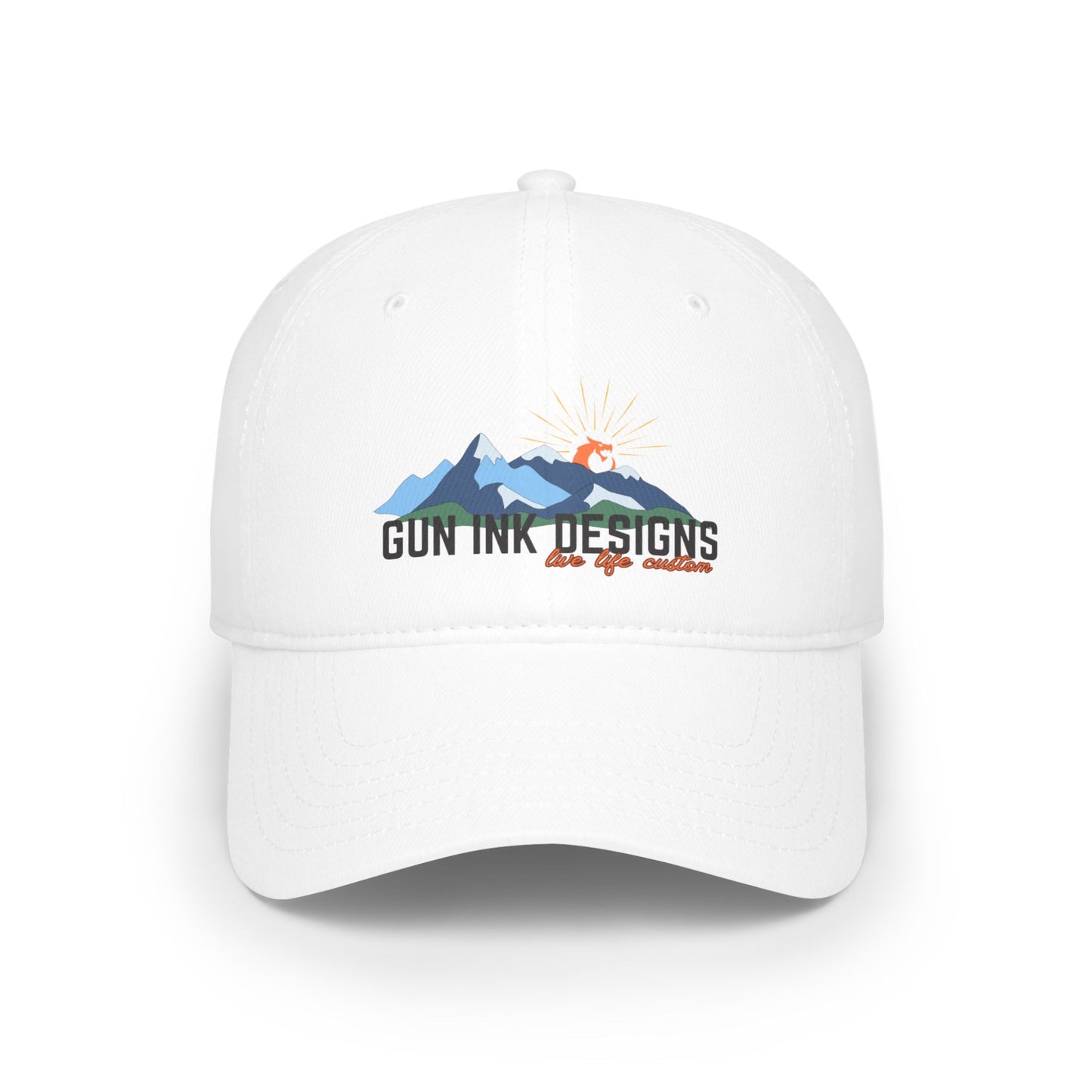 Low Profile Baseball Cap - Dragon sunrise