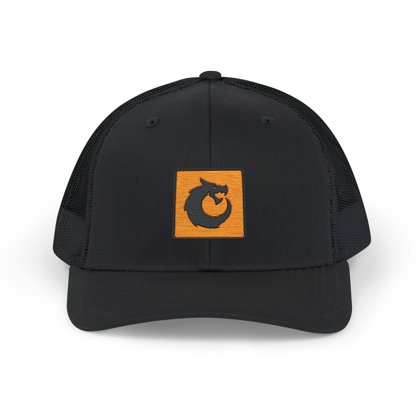 Snapback Trucker Cap - Orange Patch