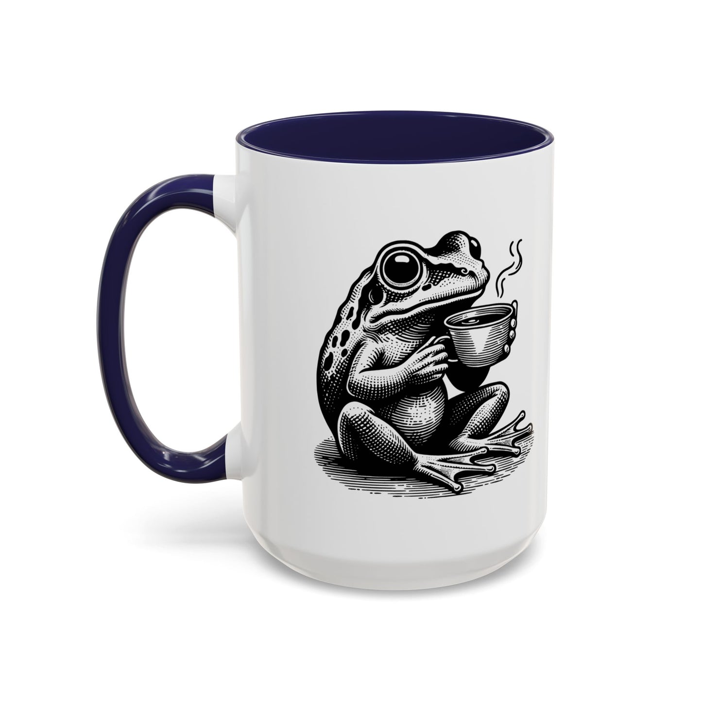 Accent Coffee Mug (11, 15oz) - Coffee Frogs