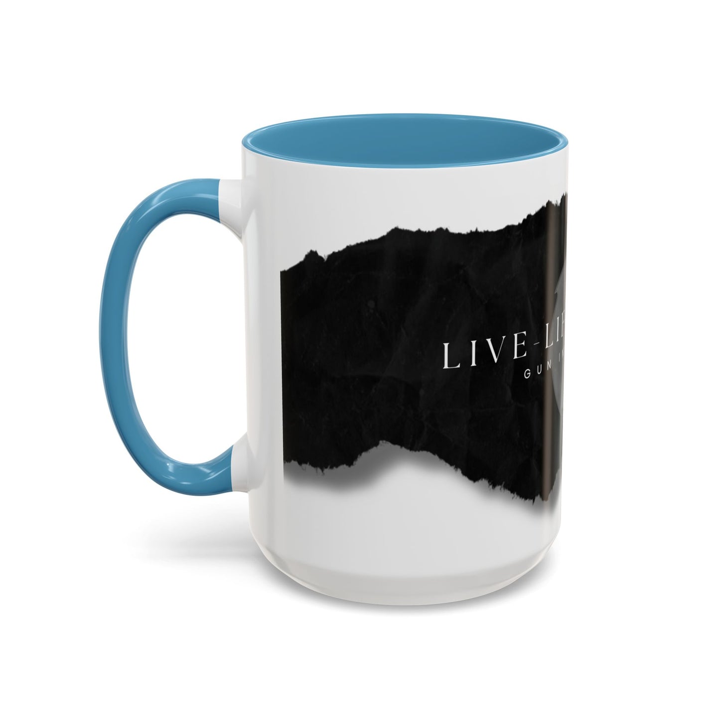 Accent Coffee Mug (11, 15oz) - Torn Paper