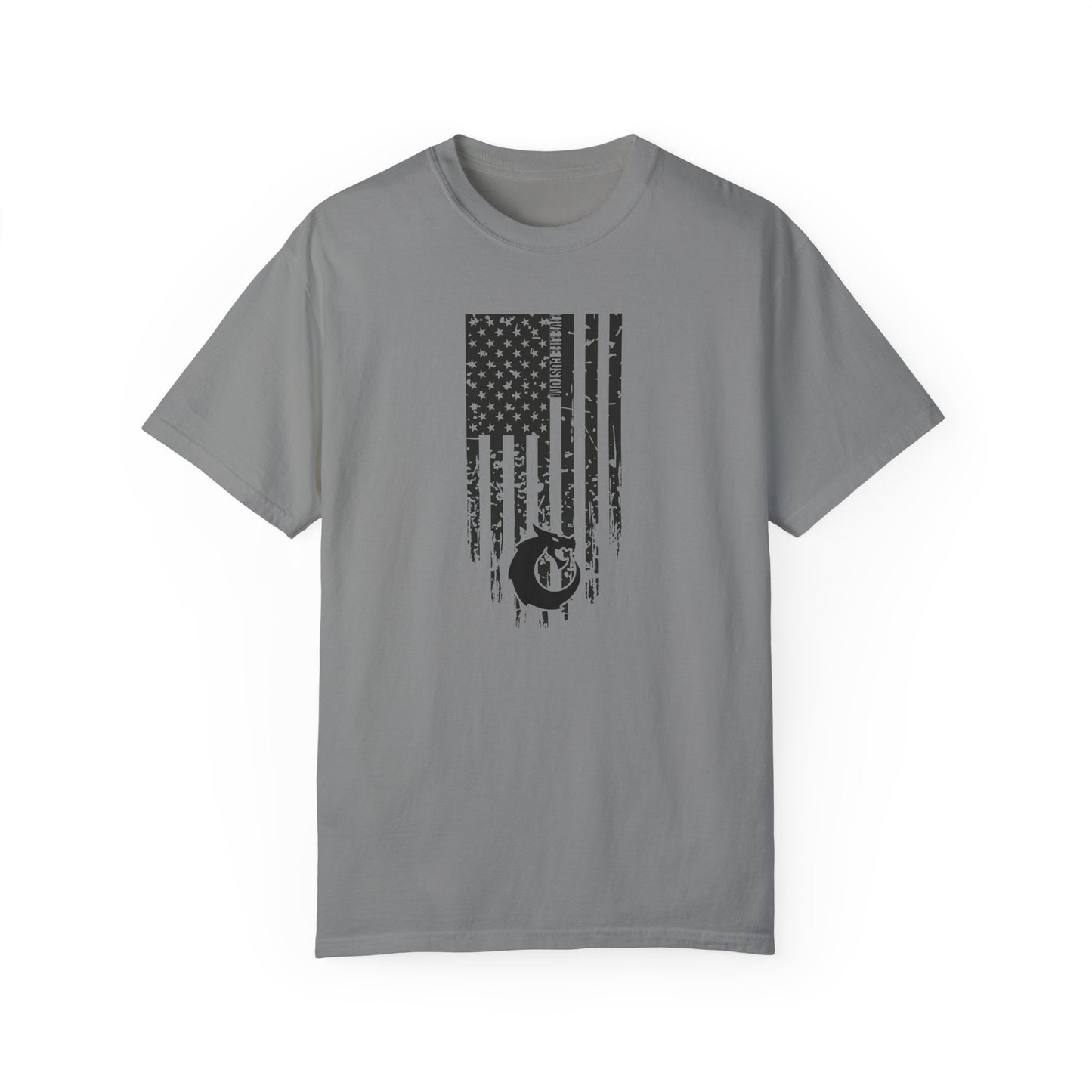 Garment-Dyed T-shirt - Distressed Flag