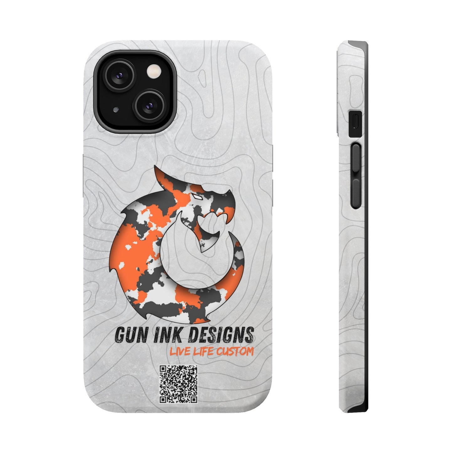 Magnetic Tough Cases - Topo QR code