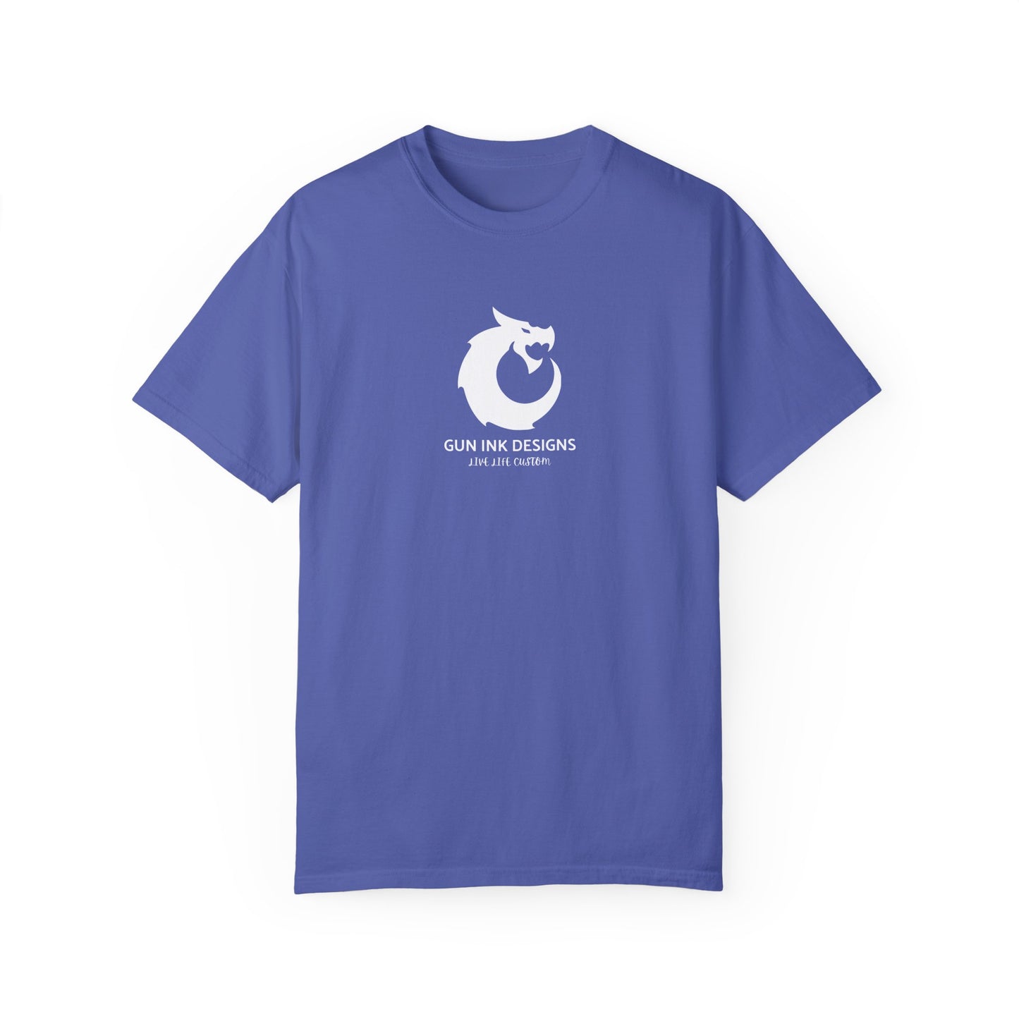 Garment-Dyed T-shirt - White Dragon