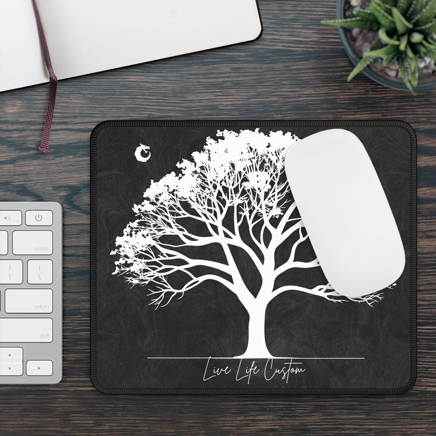Gaming Mouse Pad - White Tree