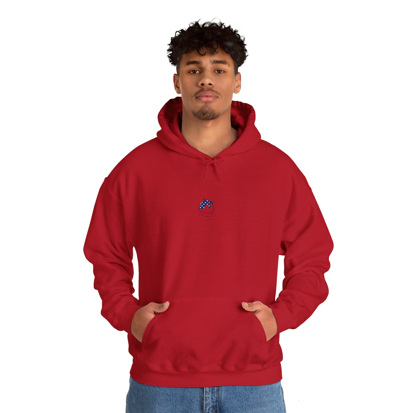 Heavy Blend™ Hooded Sweatshirt - 3D Flag