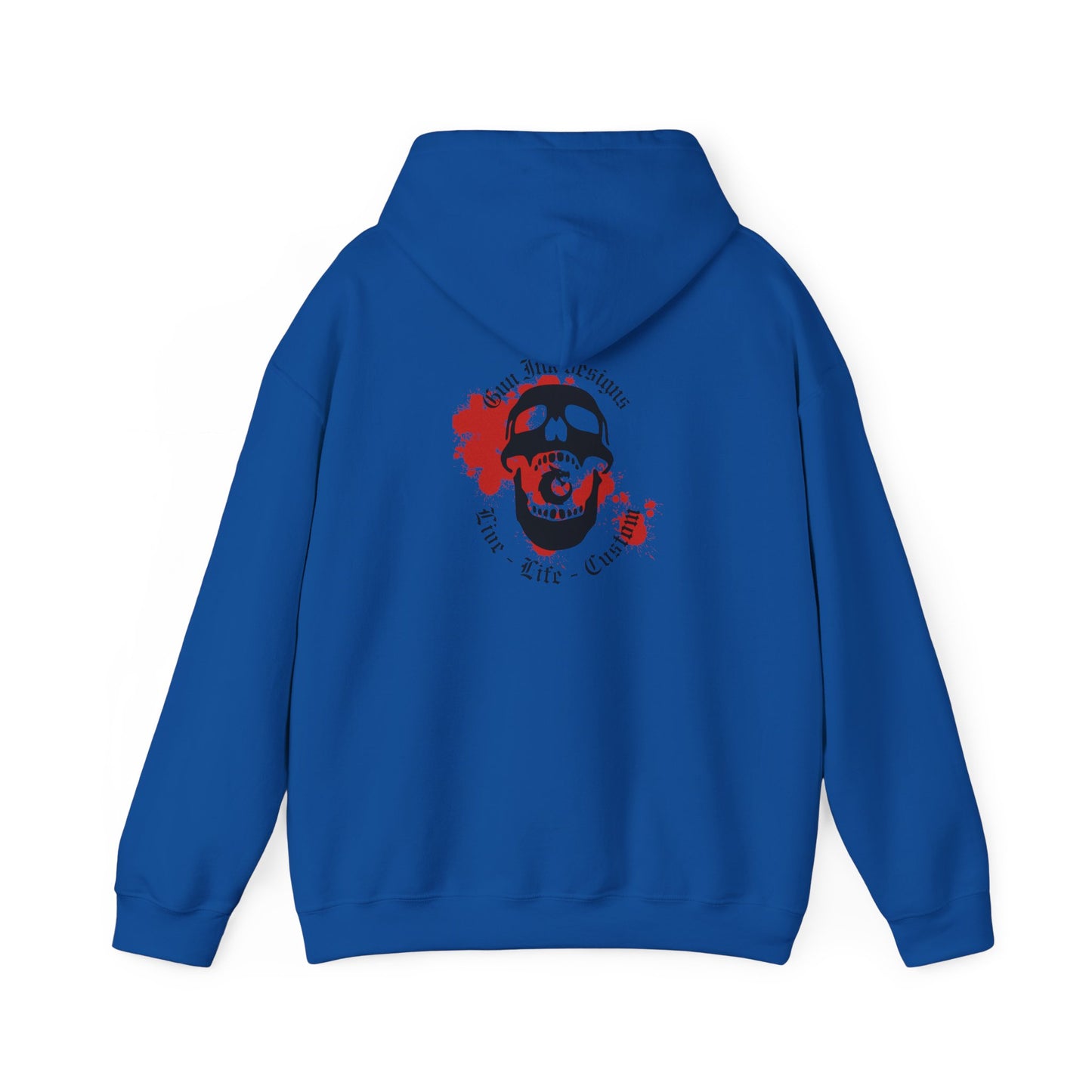 Heavy Blend™ Hooded Sweatshirt - GID Skull