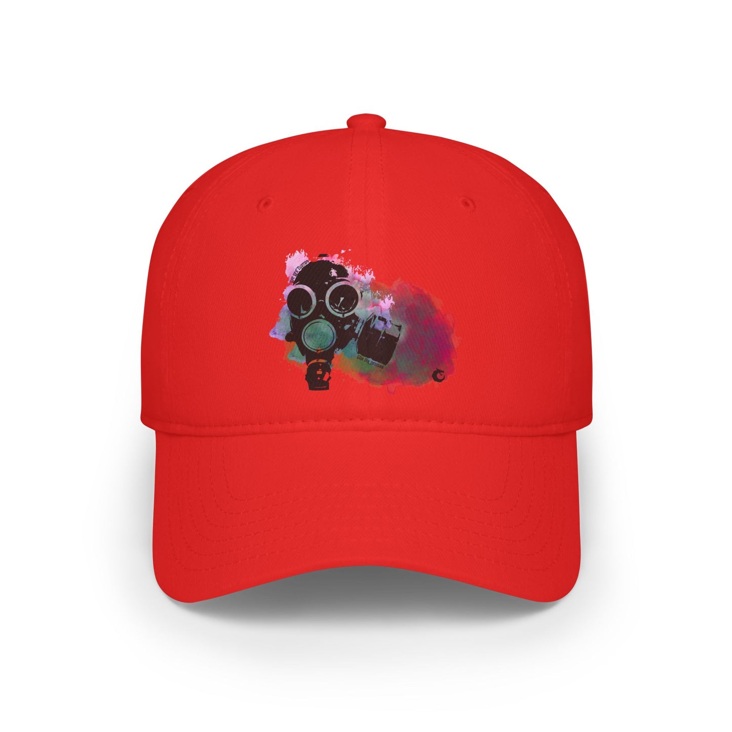 Low Profile Baseball Cap - Gas Mask