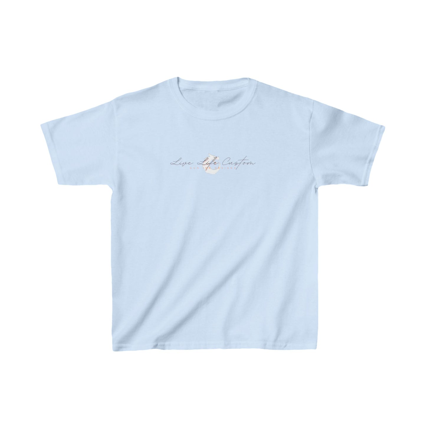 Kids Heavy Cotton™ Tee - Live Life Custom - Elegant