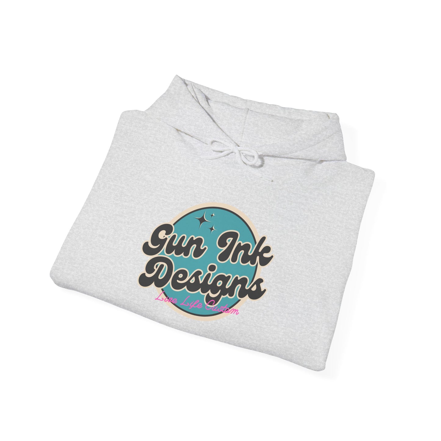 Heavy Blend™ Hooded Sweatshirt - Teal Circle