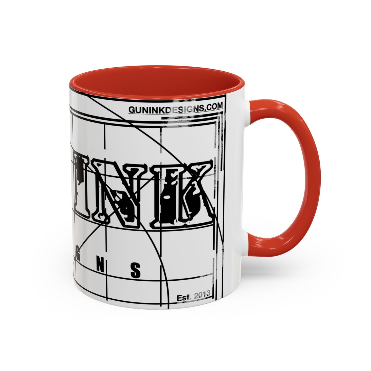 Accent Coffee Mug (11, 15oz) - GID Draft Graphic