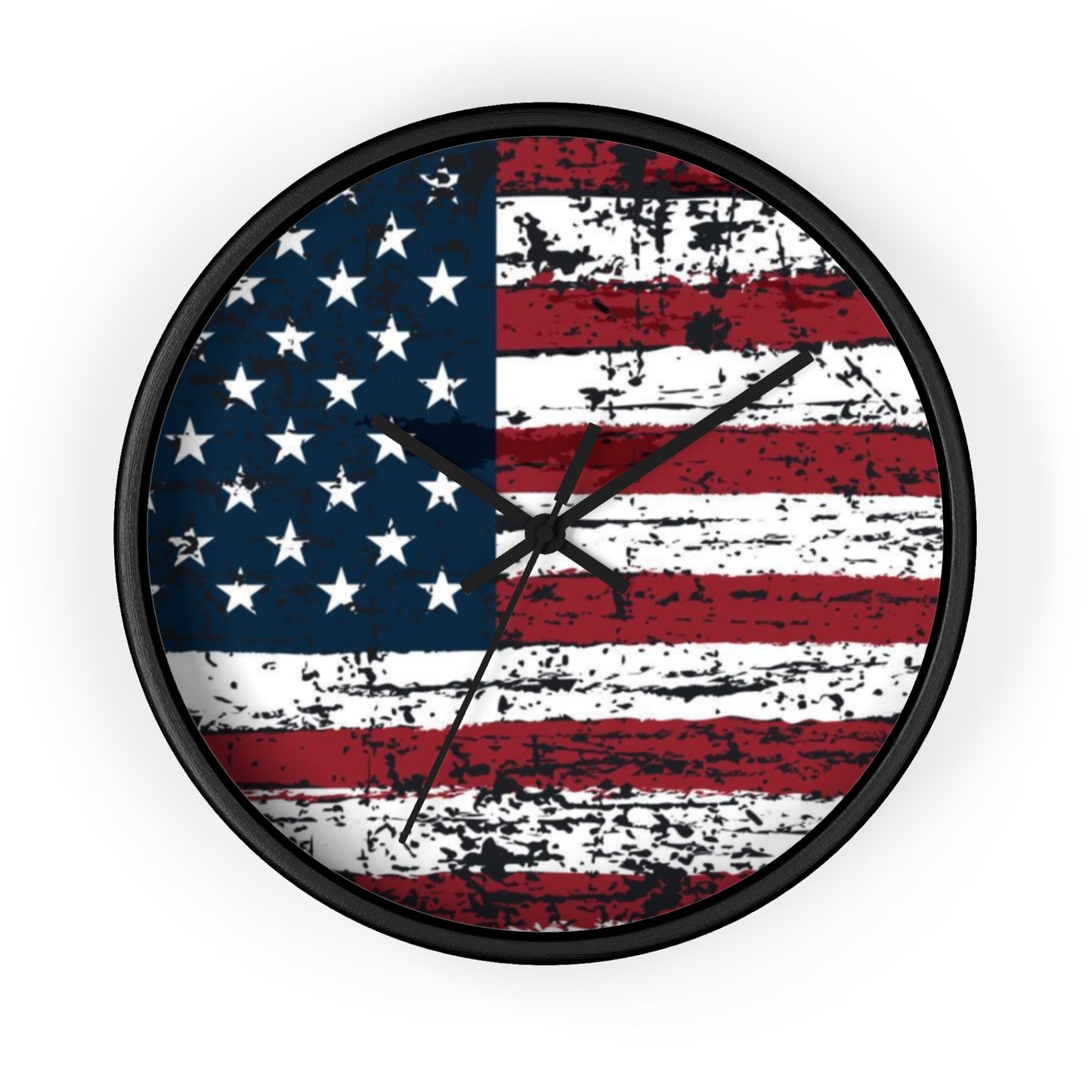Wall Clock - Vintage Flag