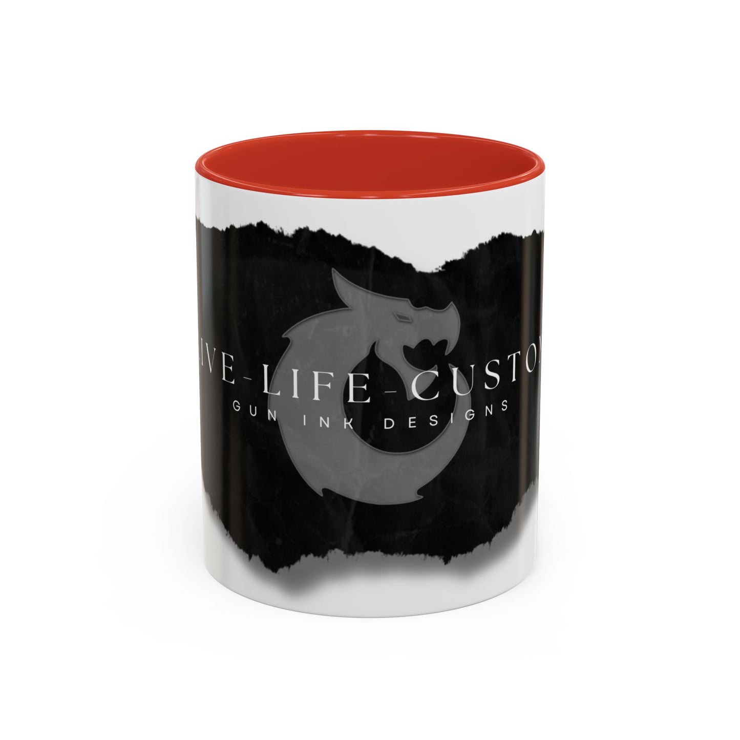 Accent Coffee Mug (11, 15oz) - Torn Paper
