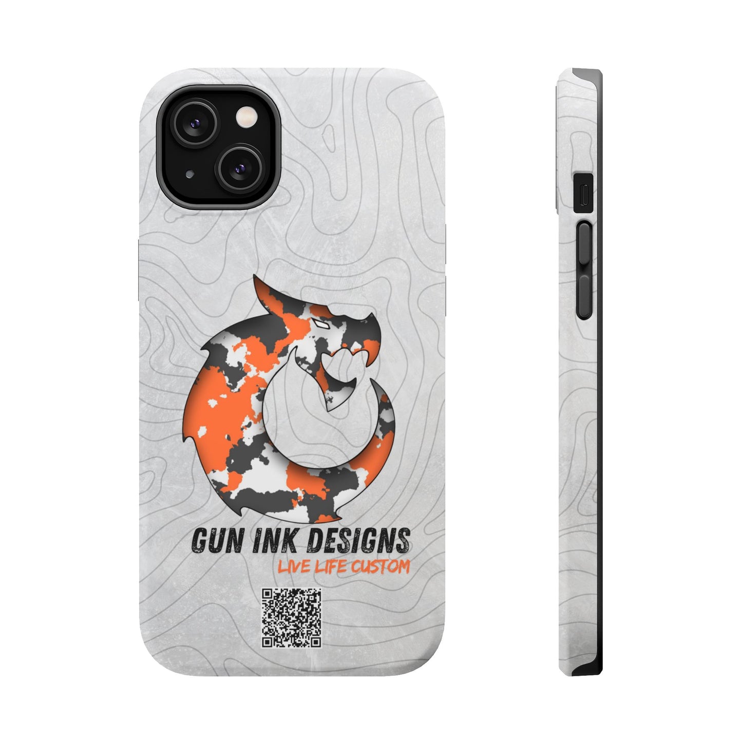 Magnetic Tough Cases - Topo QR code