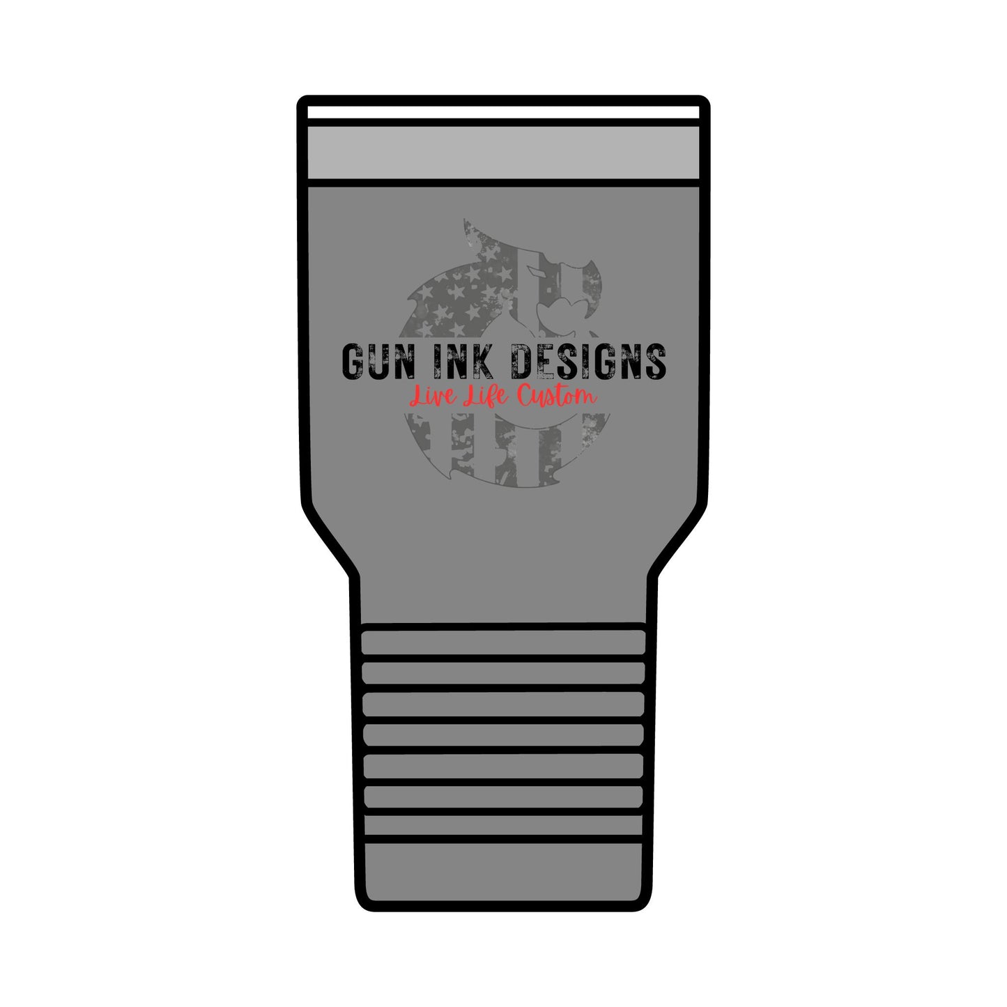 Insulated Tumbler, 30oz - Ghost Flag Dragon