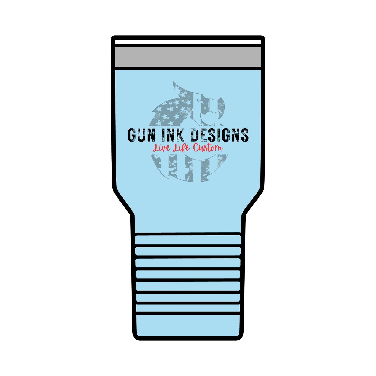 Insulated Tumbler, 30oz - Ghost Flag Dragon