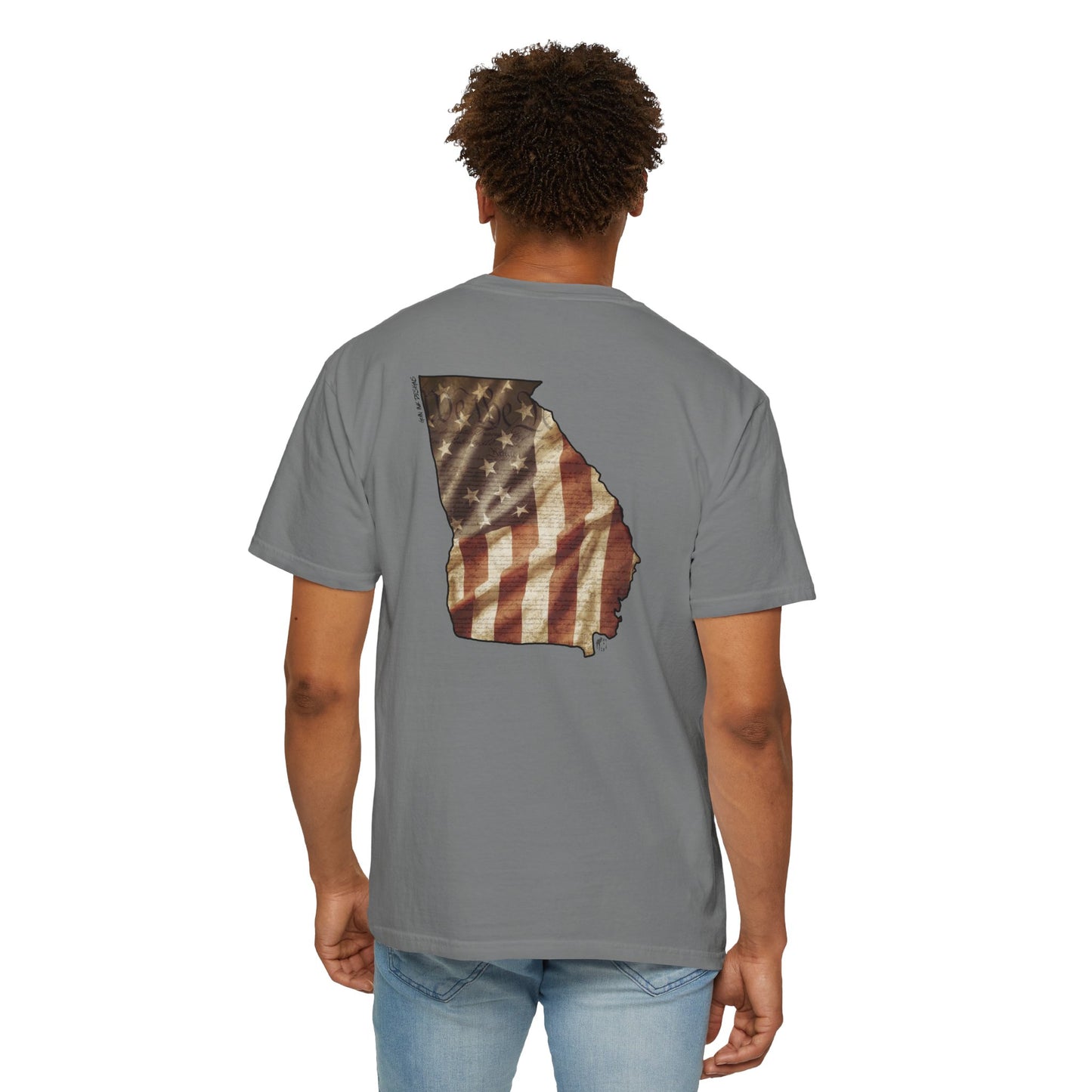 Garment-Dyed T-shirt - We The People - Georgia
