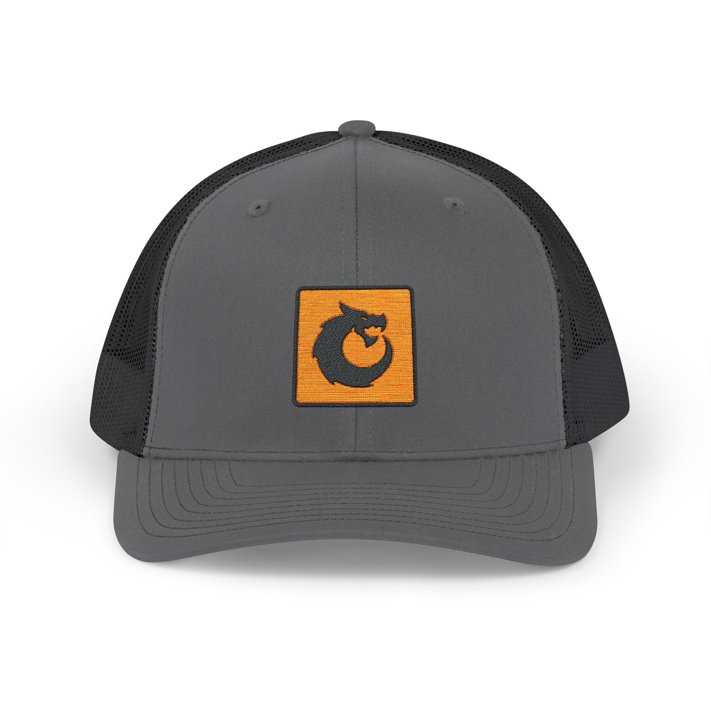 Snapback Trucker Cap - Orange Patch