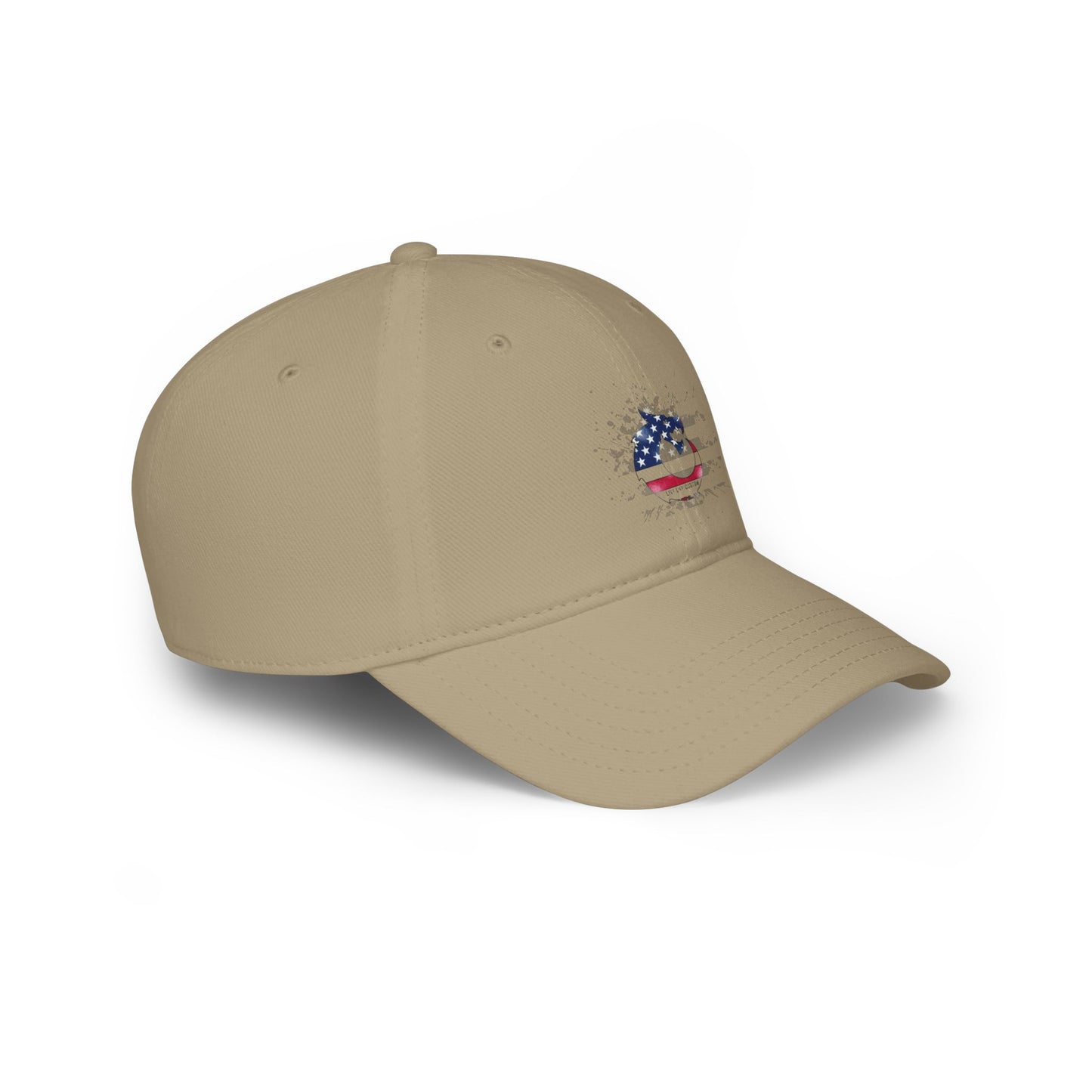 Low Profile Baseball Cap - Distress Flag Dragon