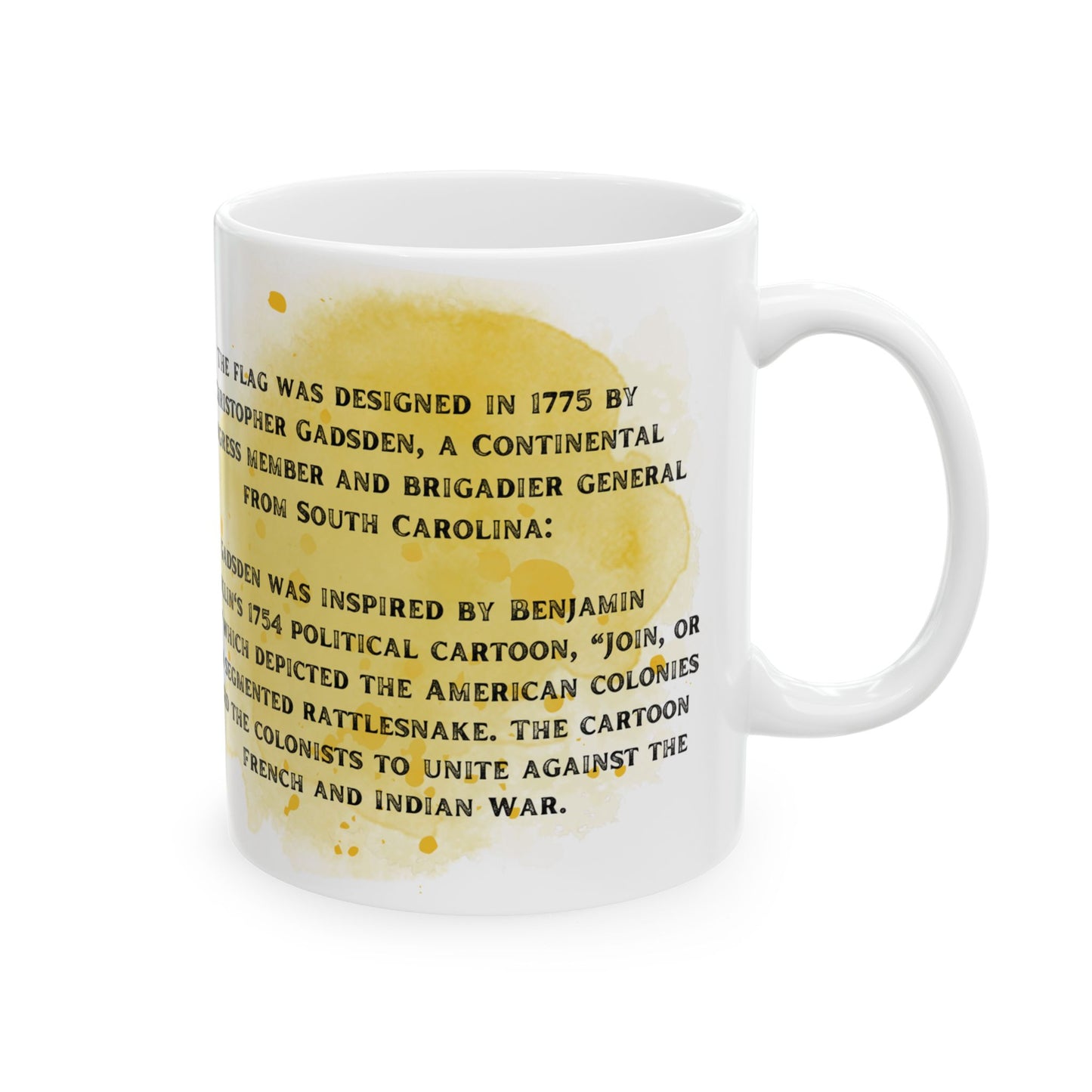 Ceramic Mug, (11oz, 15oz) - Don't Tread on Me