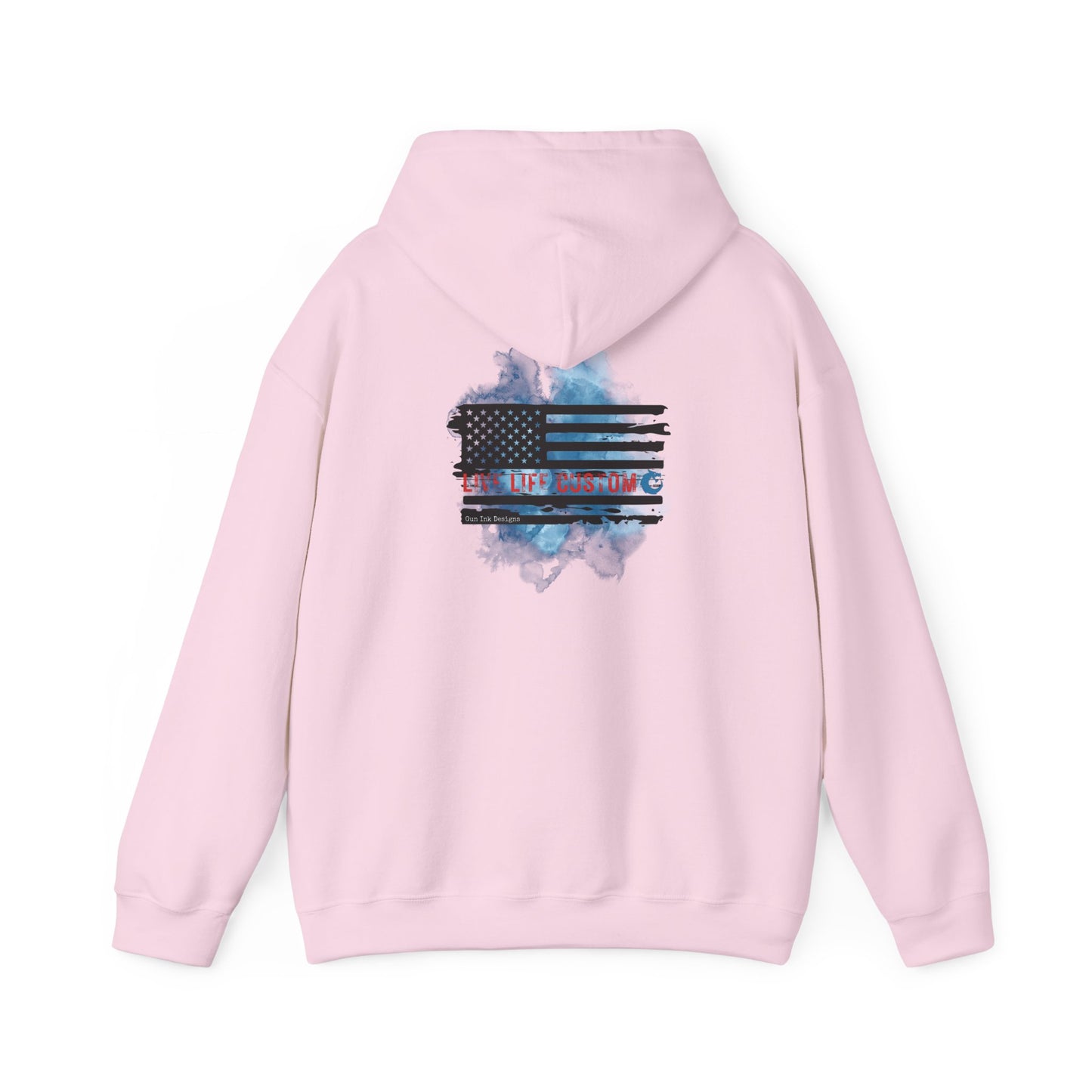Heavy Blend™ Hooded Sweatshirt - Water Color Flag