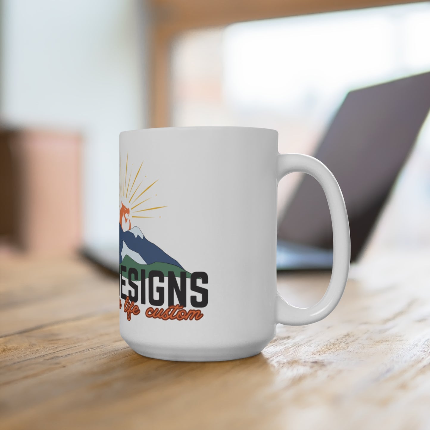 Mug (15oz for grown ups) - Dragon Sunrise