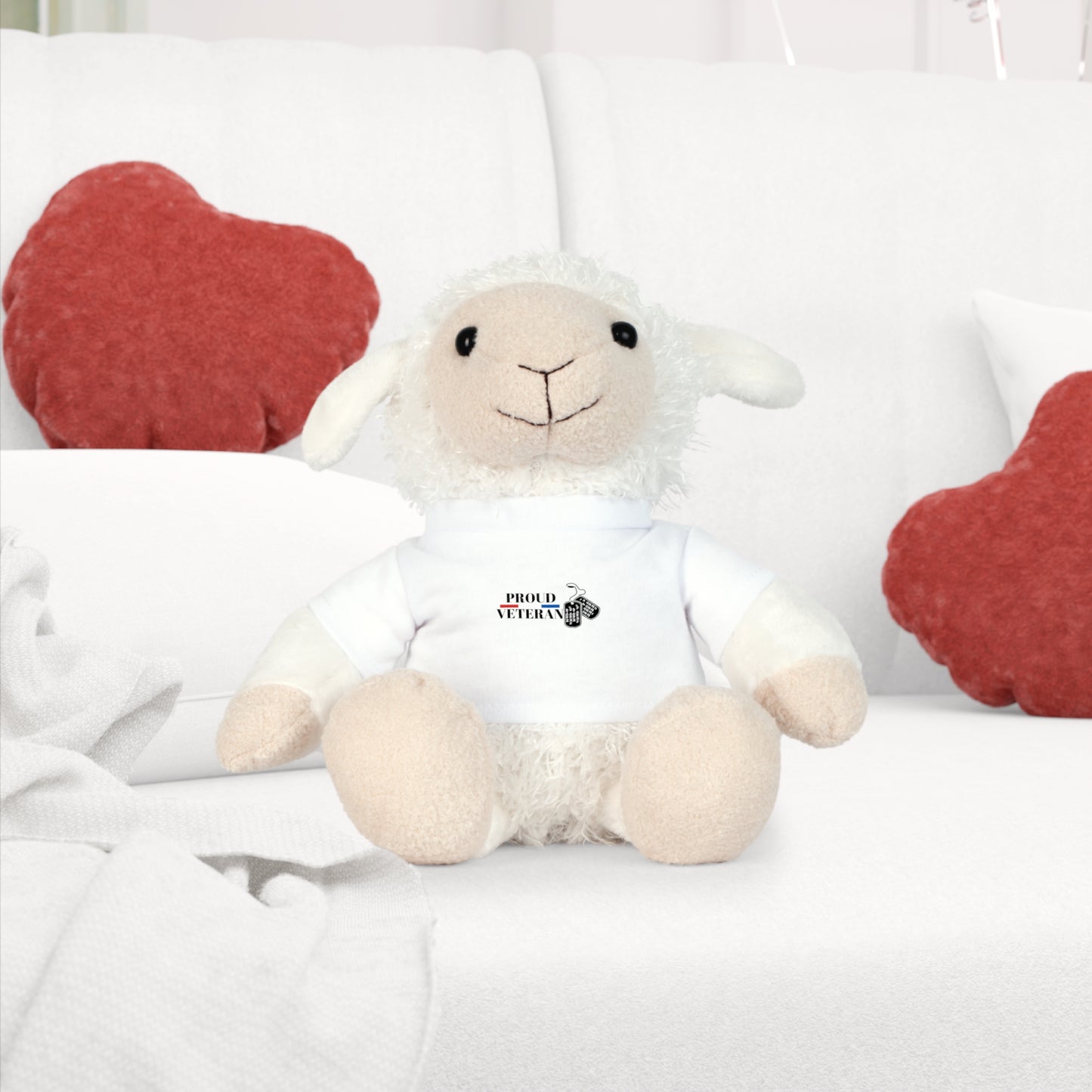 Plush Toy with T-Shirt - Proud Veteran