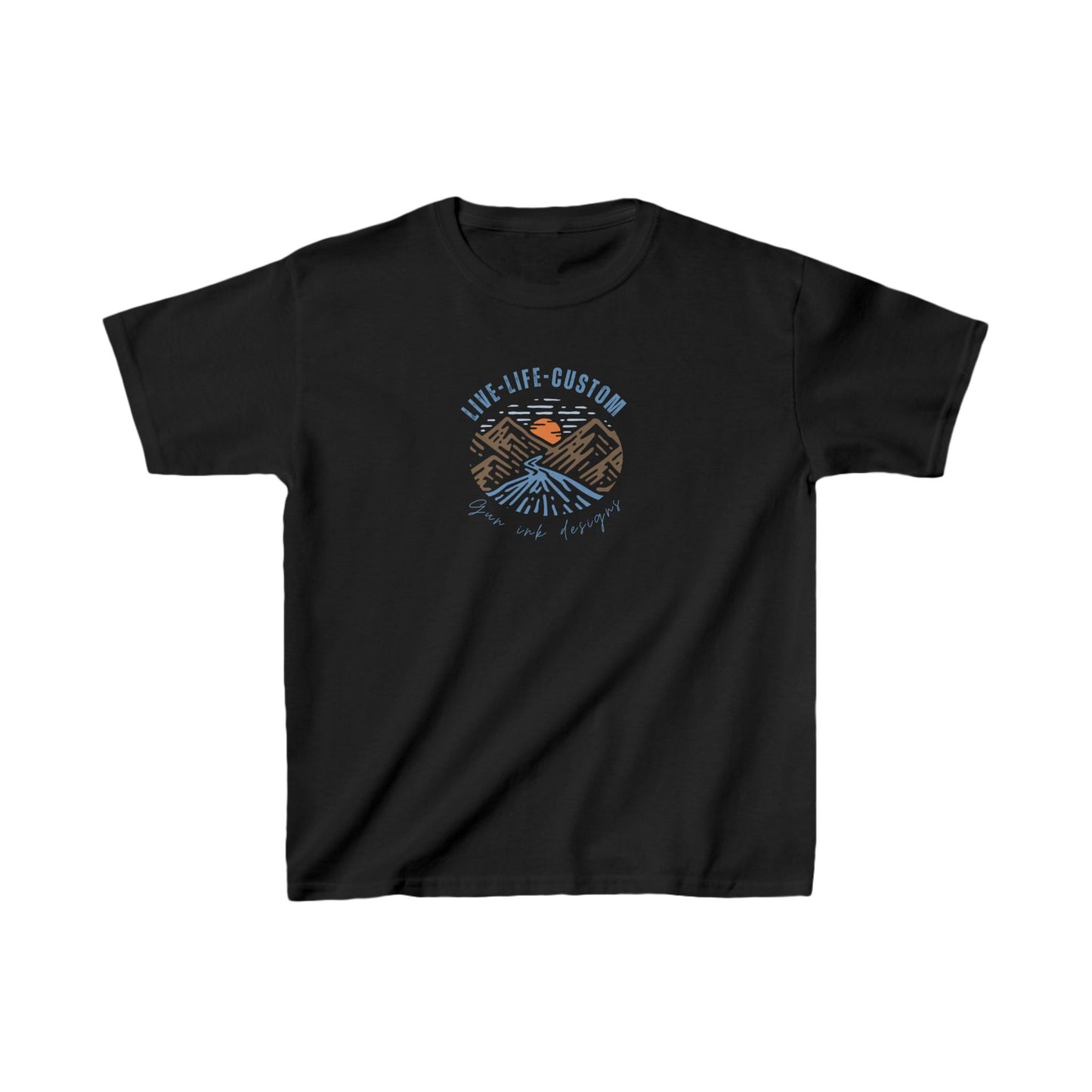 Kids Heavy Cotton™ Tee - LLC Mountains
