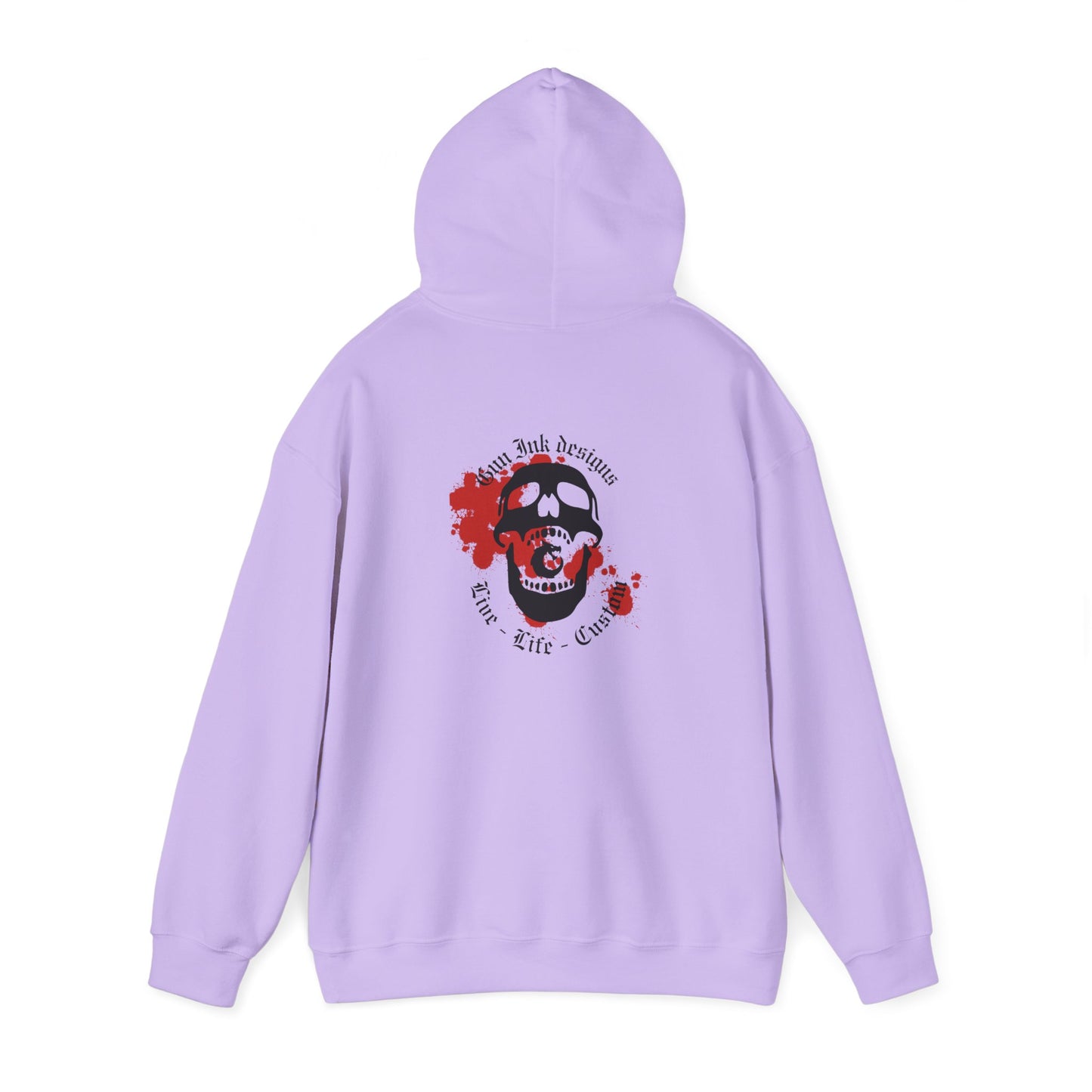 Heavy Blend™ Hooded Sweatshirt - GID Skull