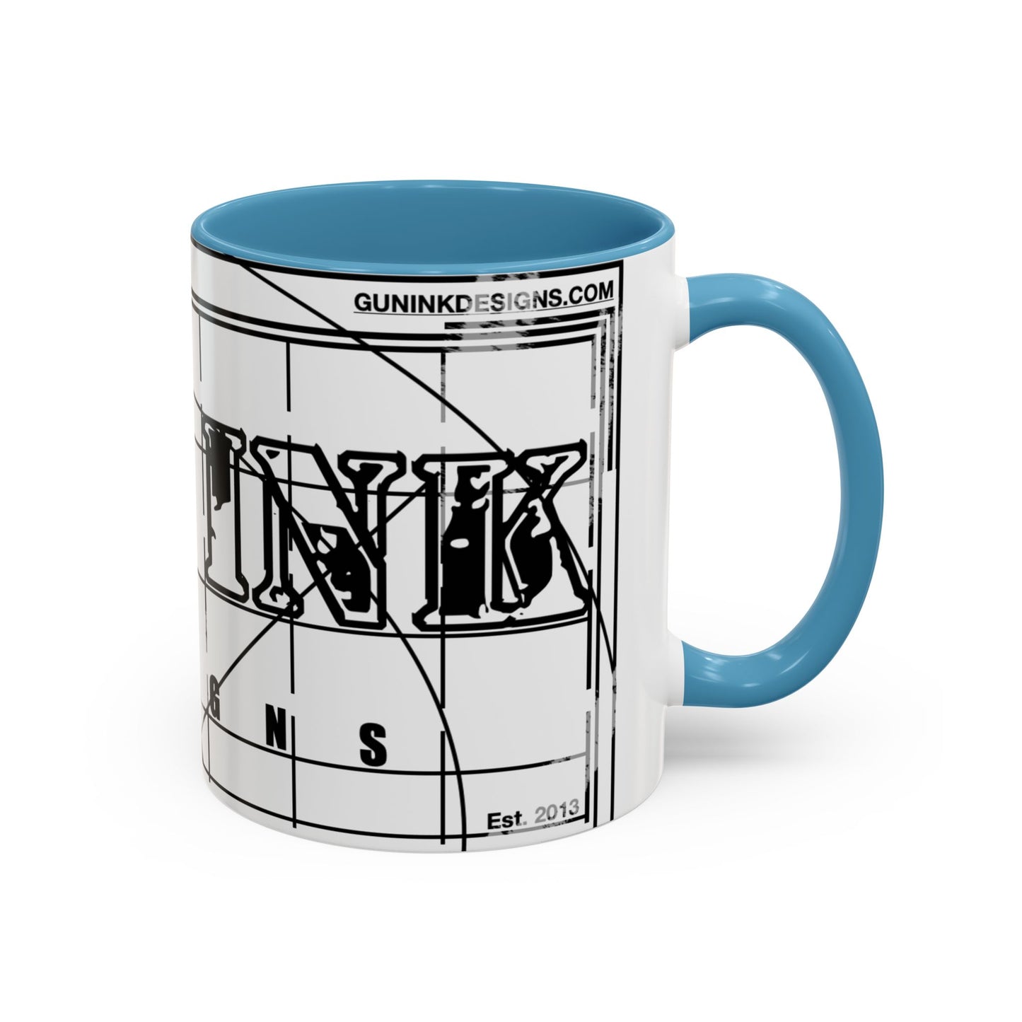 Accent Coffee Mug (11, 15oz) - GID Draft Graphic