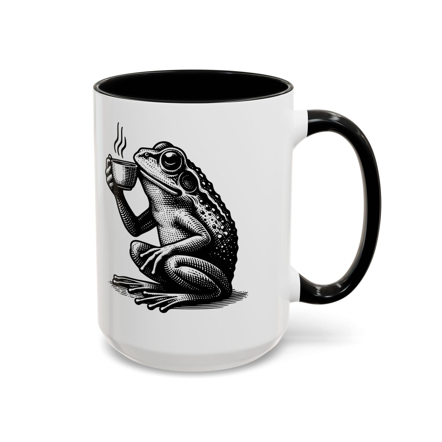 Accent Coffee Mug (11, 15oz) - Coffee Frogs