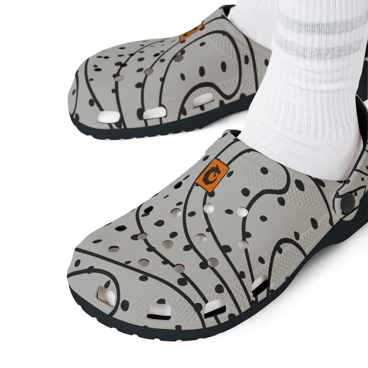 Stylish EVA Foam Clogs with Topo Design