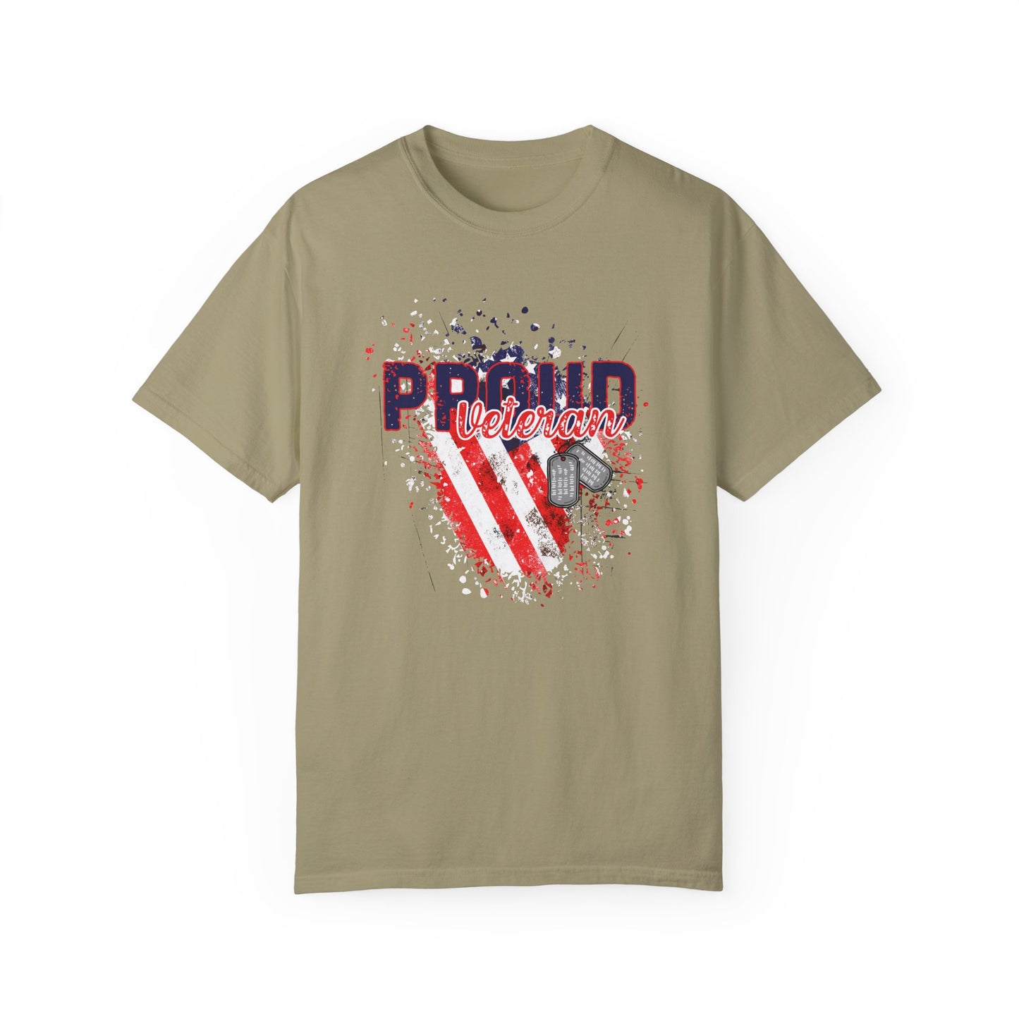 Garment-Dyed T-shirt - Proud Veteran