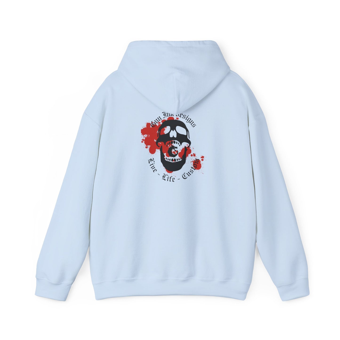 Heavy Blend™ Hooded Sweatshirt - GID Skull