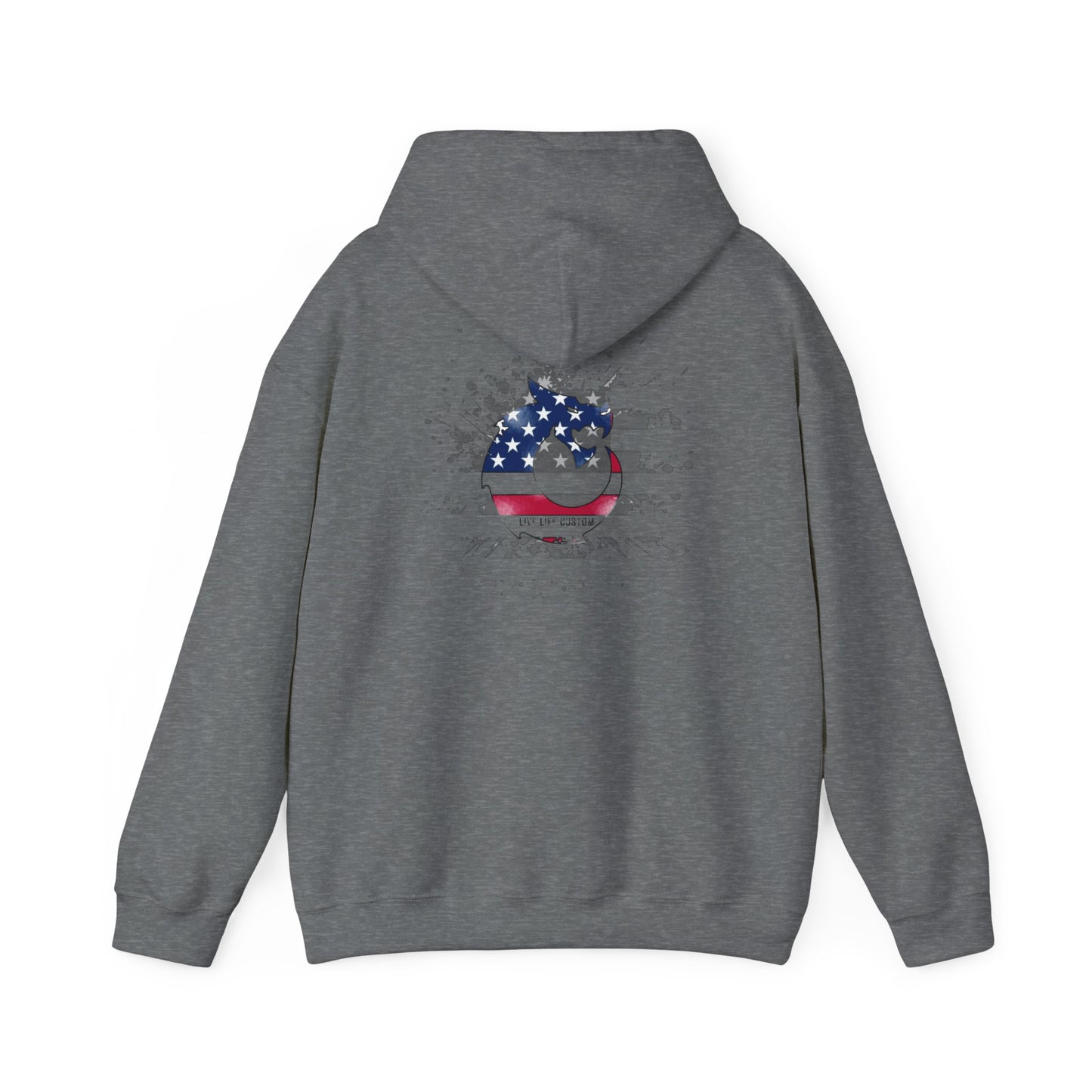 Heavy Blend™ Hooded Sweatshirt - 3D Flag