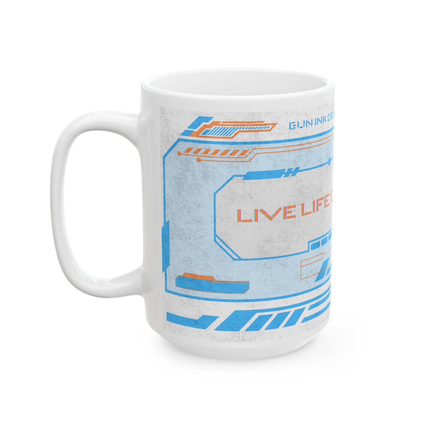 Ceramic Mug, (11oz, 15oz) - Digital Life