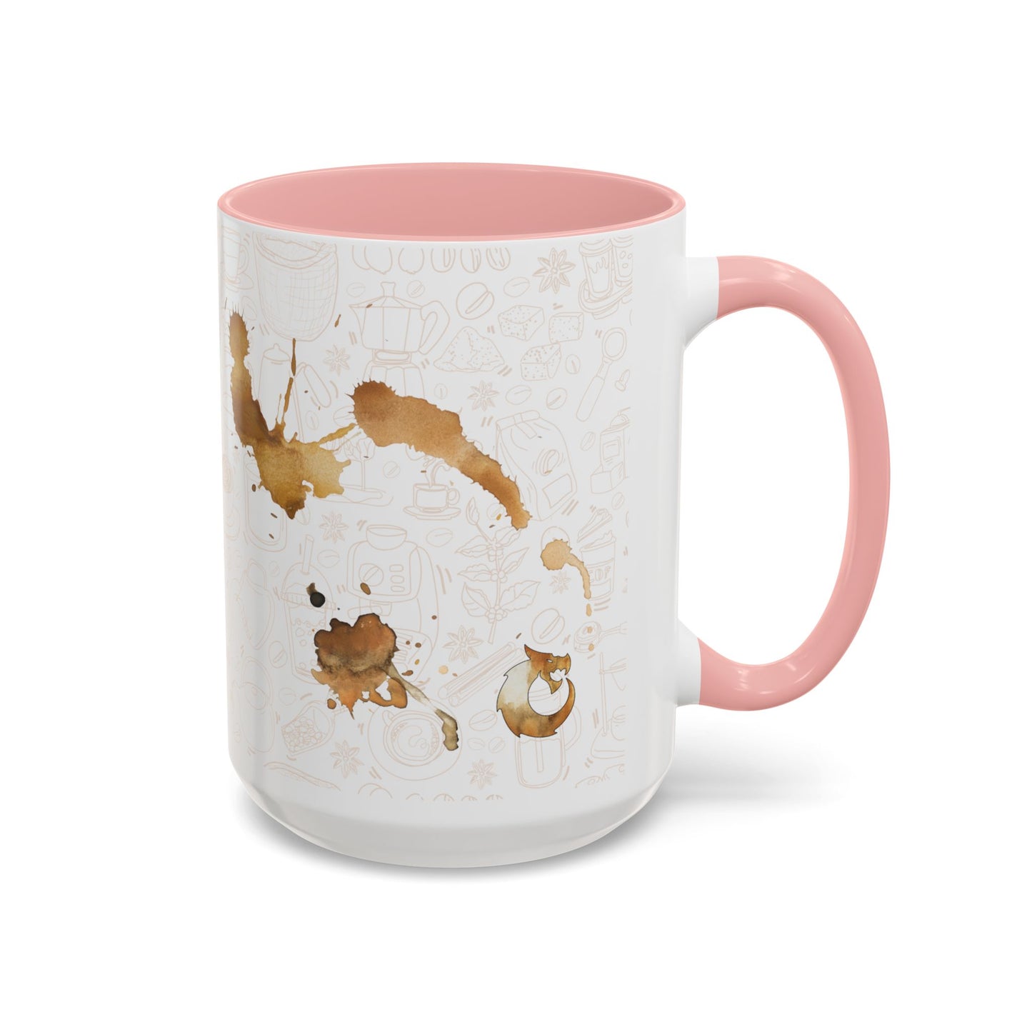 Accent Coffee Mug (11, 15oz) - Coffee Stains