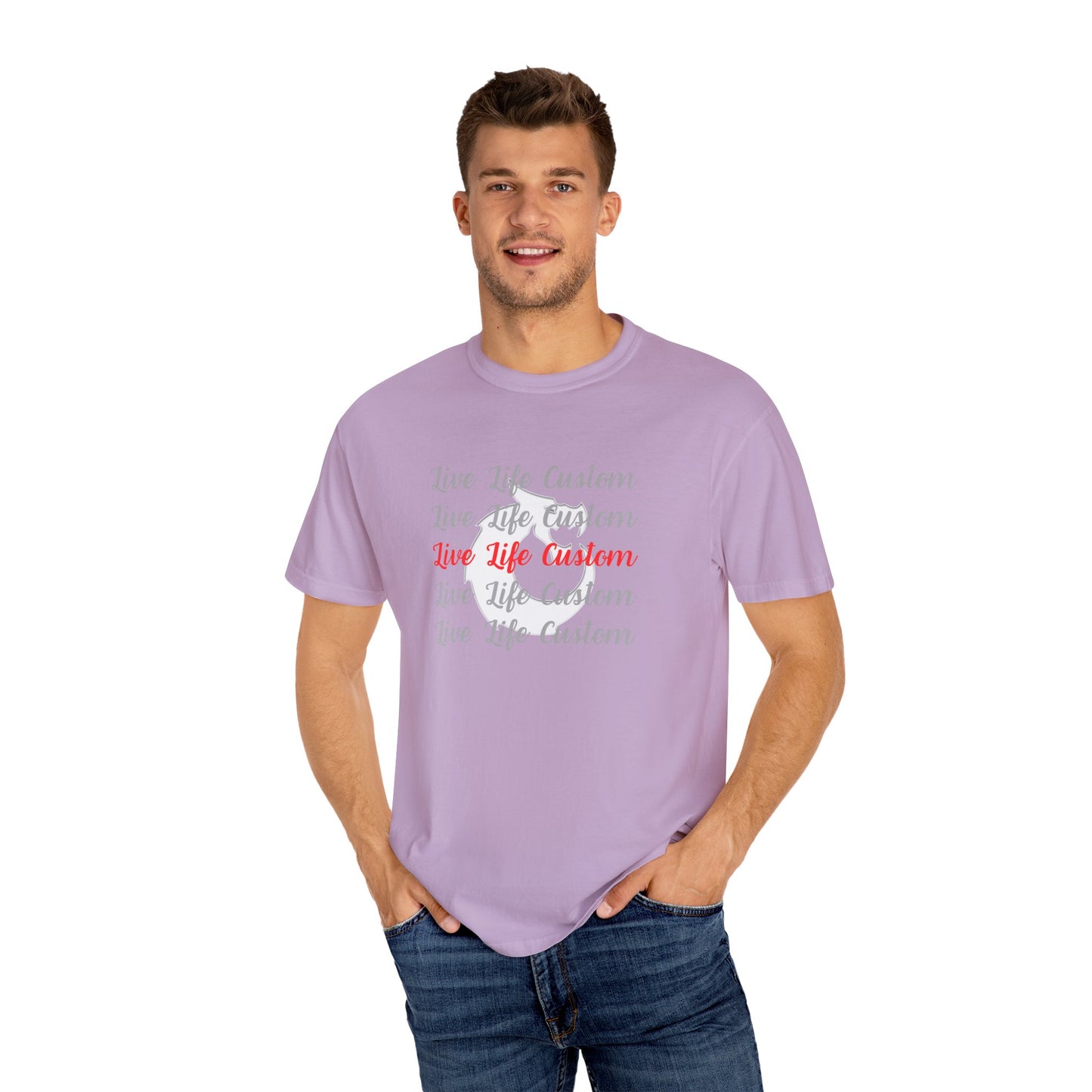 Garment-Dyed T-shirt - LLC Stacked