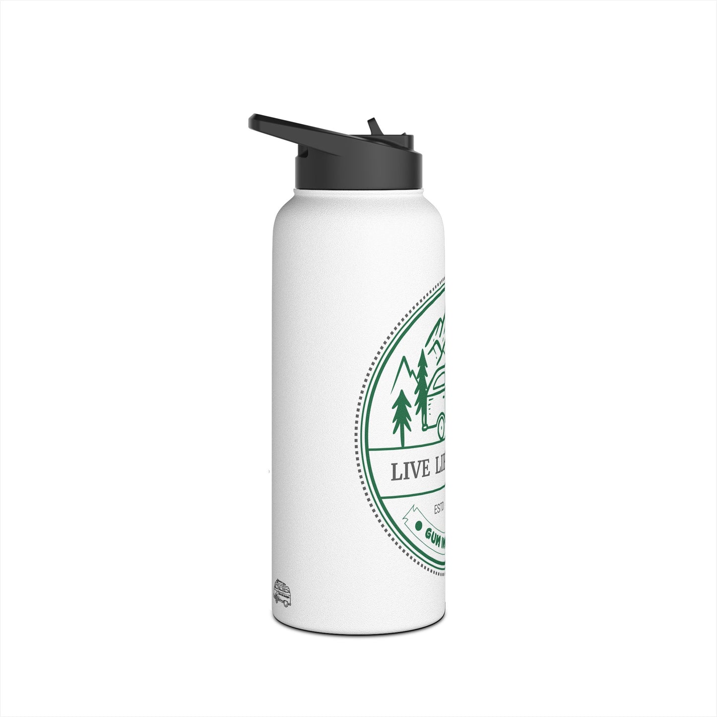 Stainless Steel Water Bottle, Standard Lid - The Van