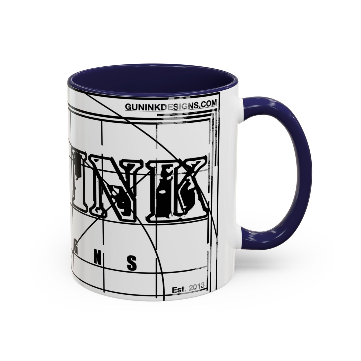 Accent Coffee Mug (11, 15oz) - GID Draft Graphic