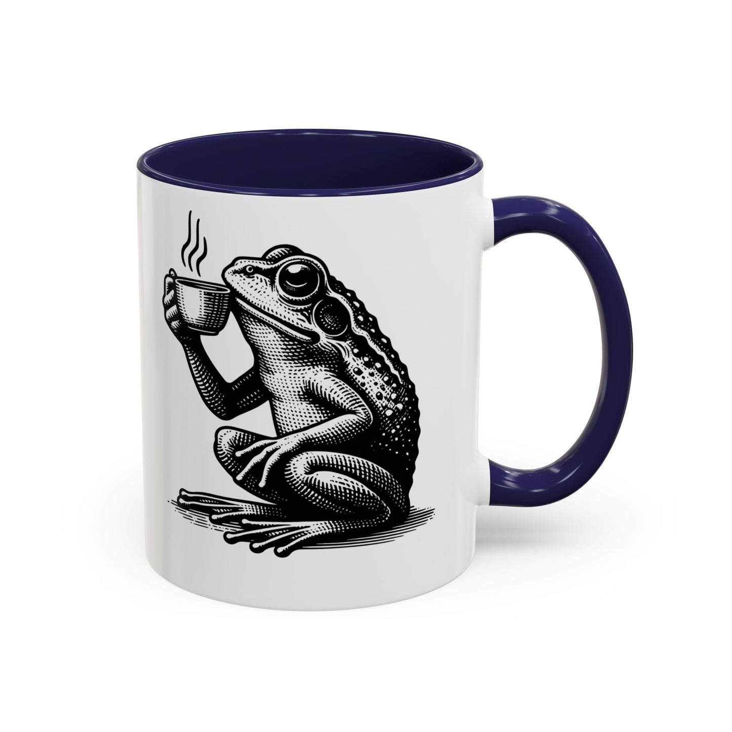 Accent Coffee Mug (11, 15oz) - Coffee Frogs
