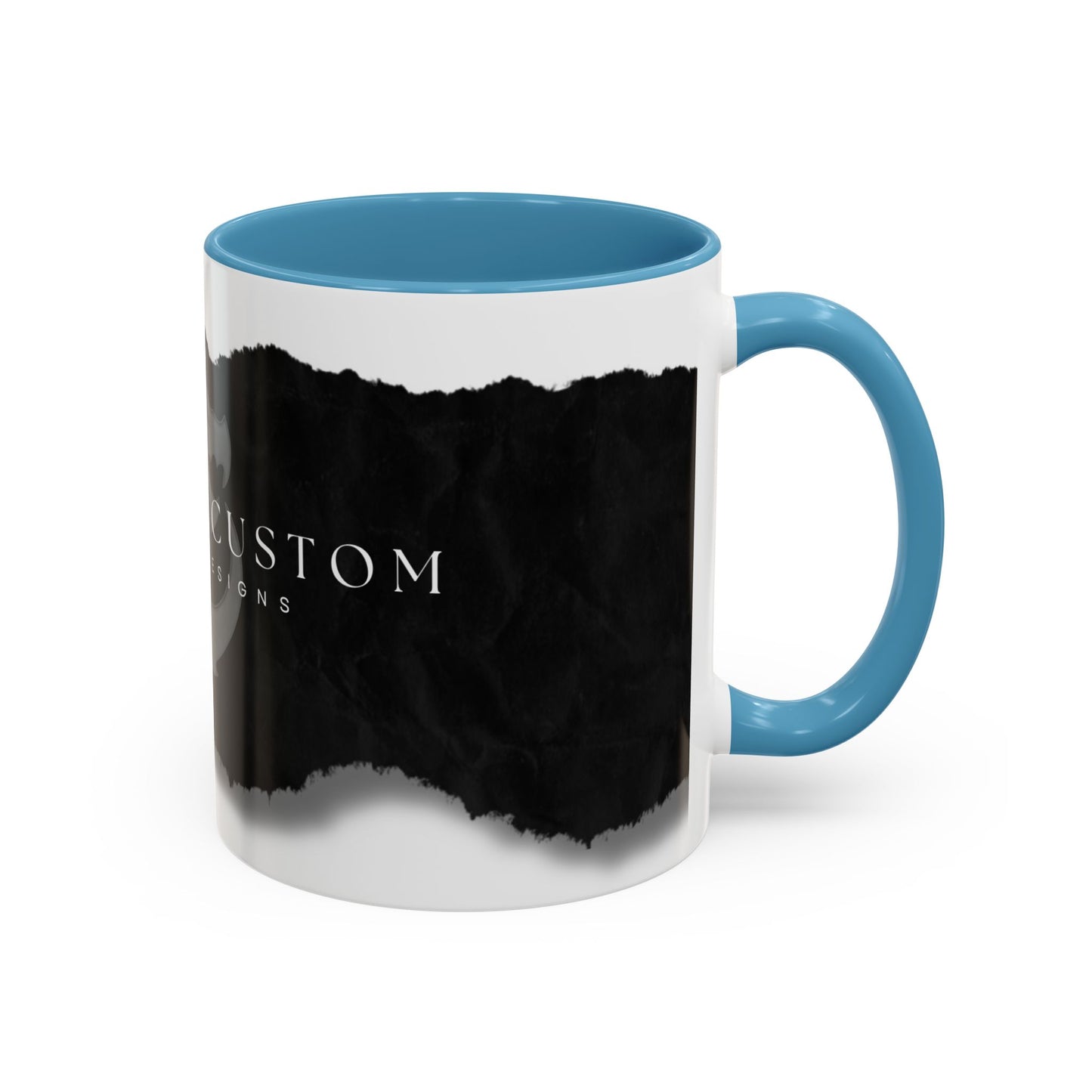 Accent Coffee Mug (11, 15oz) - Torn Paper