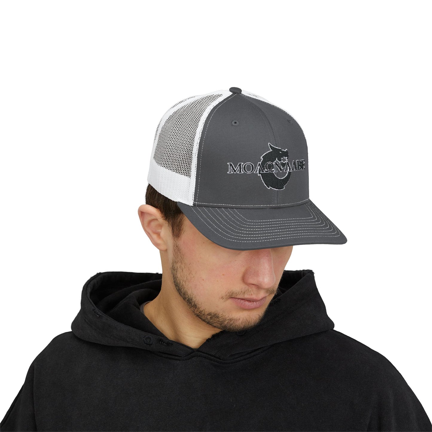 Snapback Trucker Cap - Molon Labe Dragon
