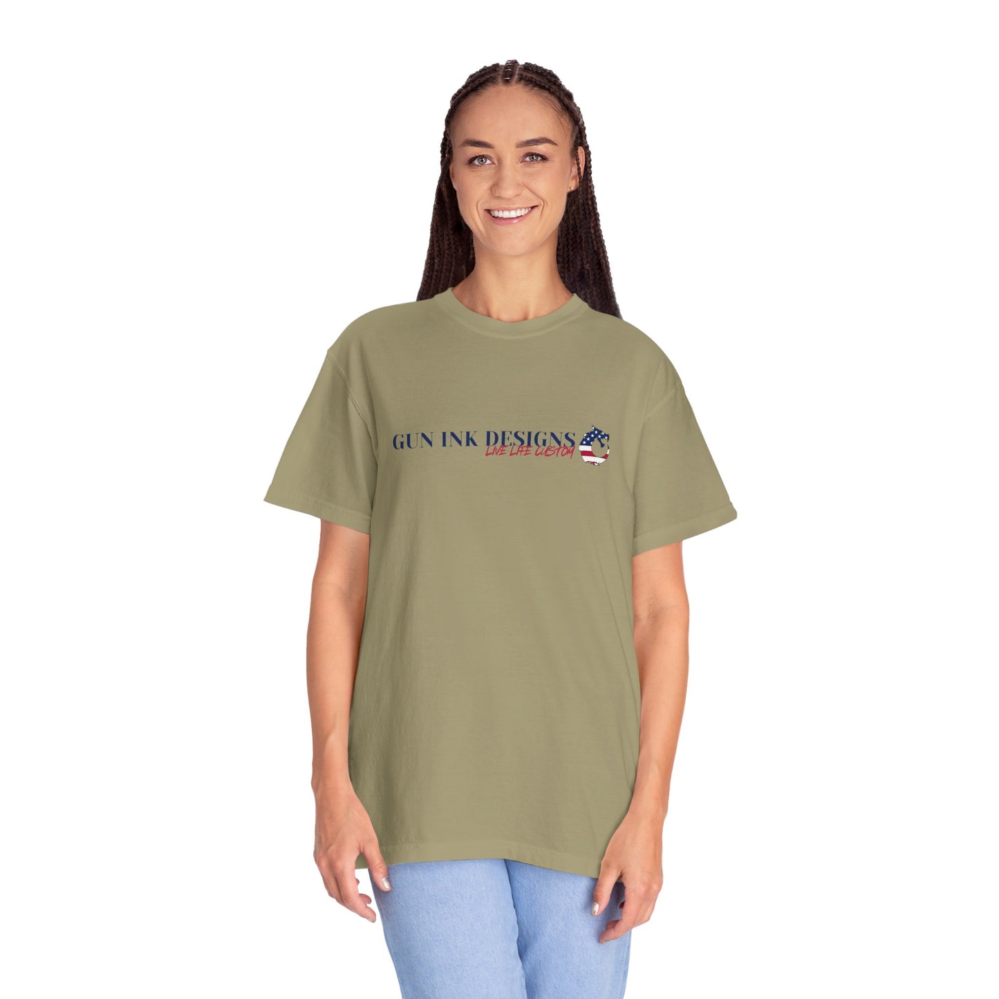 Garment-Dyed T-shirt - LLC Flag Dragon
