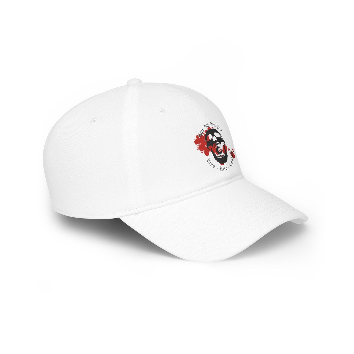 Low Profile Baseball Cap - GID Skull