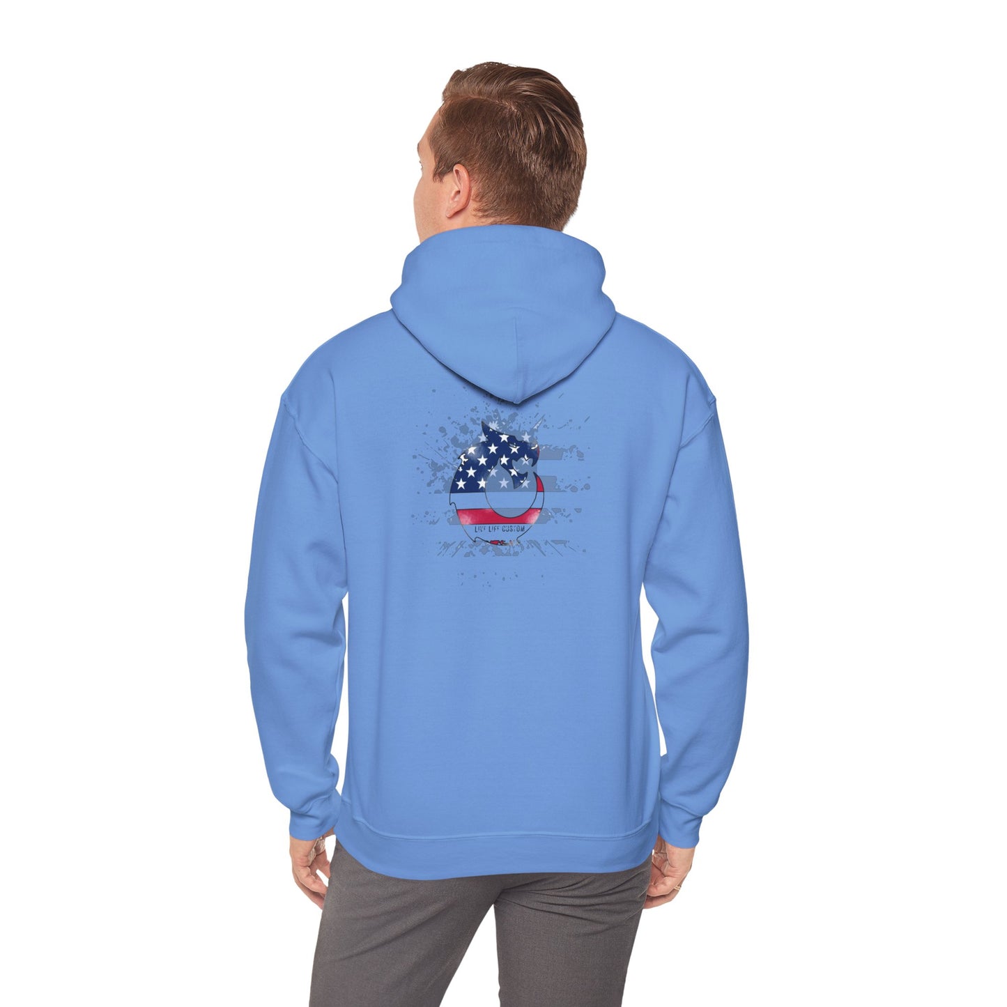 Heavy Blend™ Hooded Sweatshirt - 3D Flag