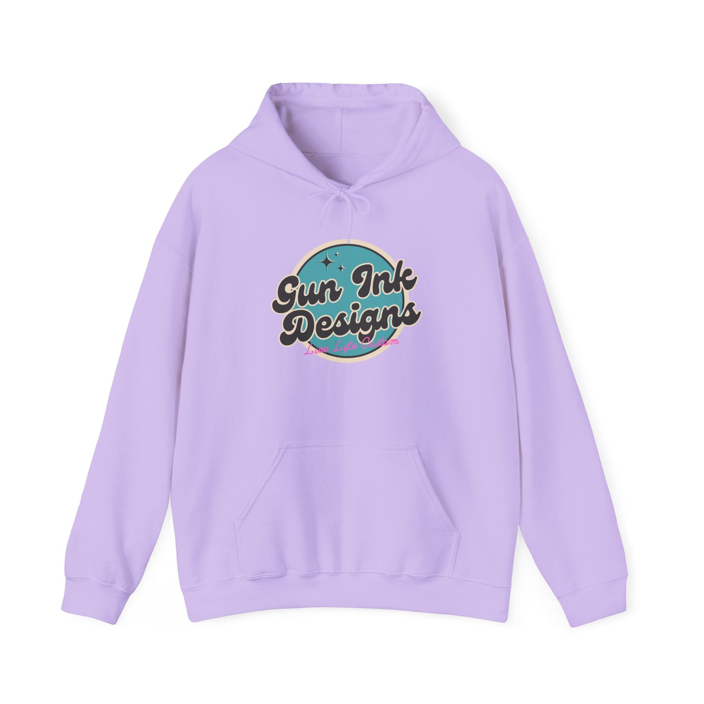 Heavy Blend™ Hooded Sweatshirt - Teal Circle