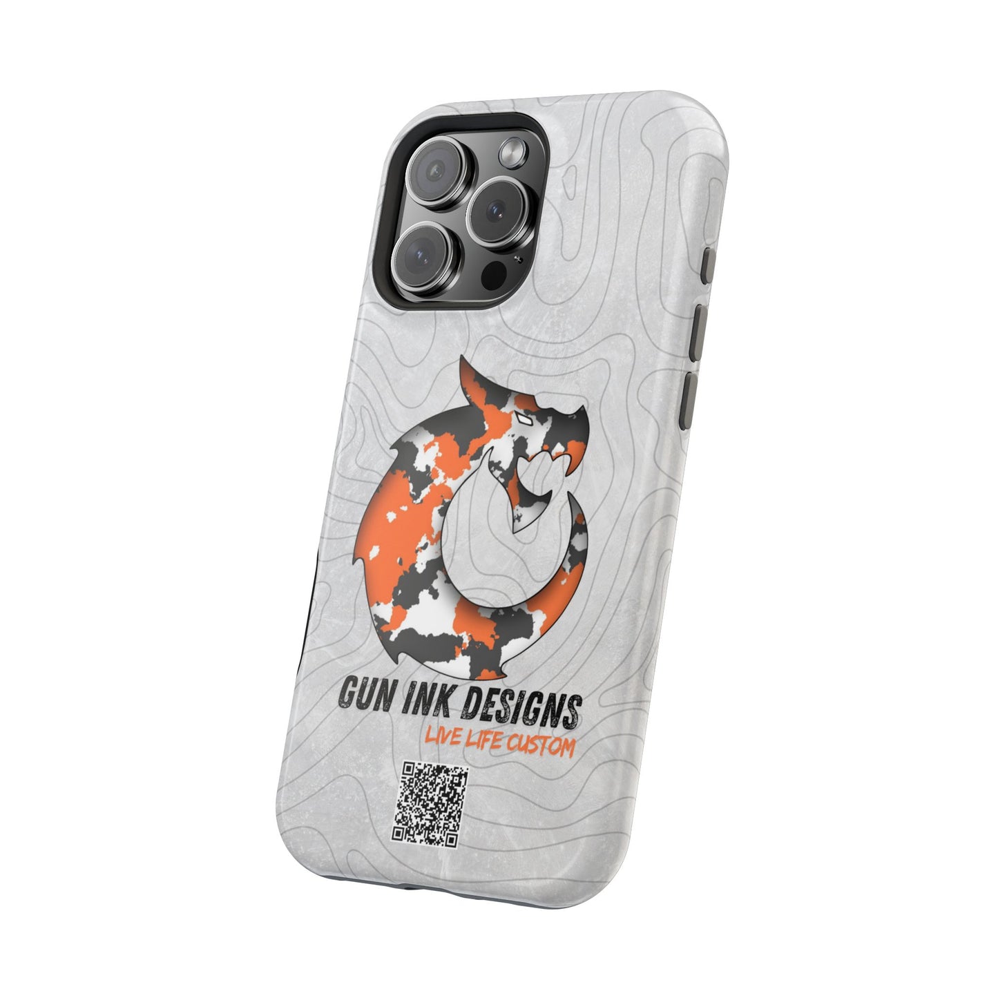 Magnetic Tough Cases - Topo QR code